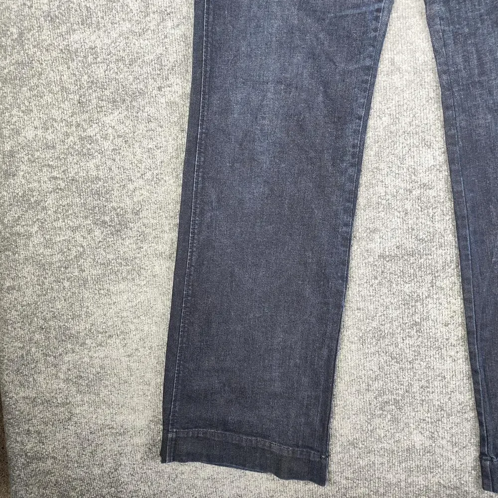 Banana Republic Dark Trouser Jeans Mens 33x34 Blue Dark Wash Straight Denim